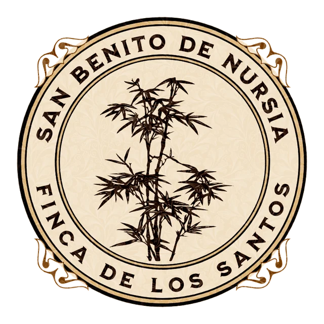 Sello de San Benito de Nursia con bambú